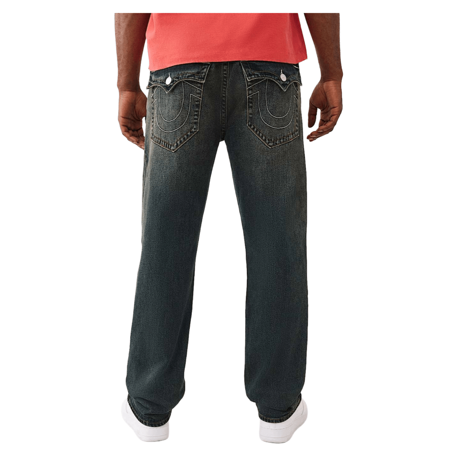 True Religion Bobby SN Flap Baggy Denim Jeans - CTRUR6647 - Coziness