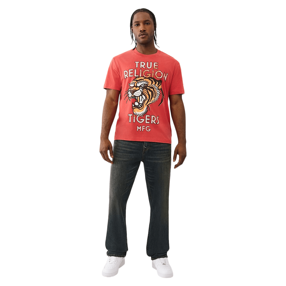 True Religion Bobby SN Flap Baggy Denim Jeans - CTRUR6647 - Coziness
