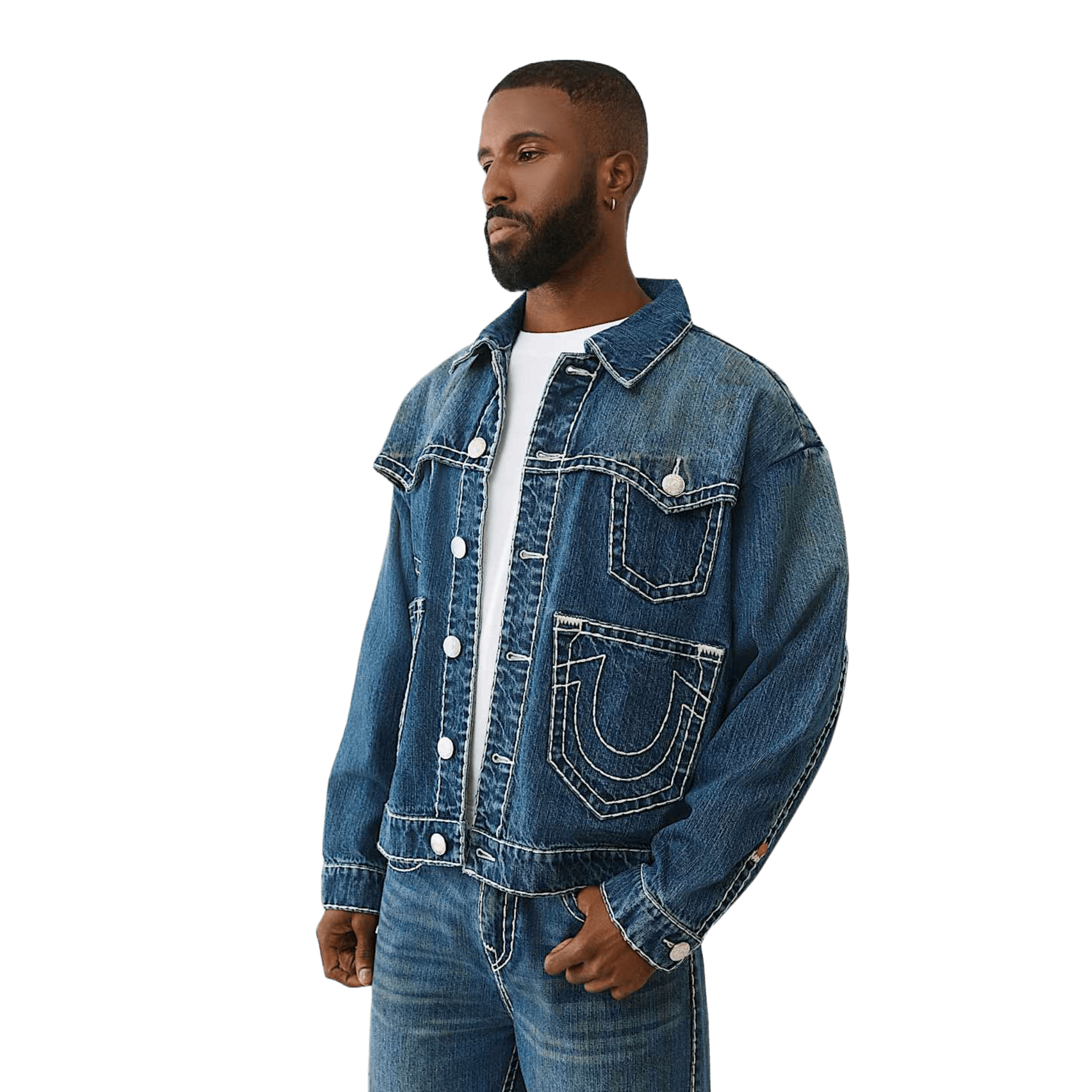 True Religion Drop Shoulder Super T Jacket Heritage - CTRUR7294 - Coziness