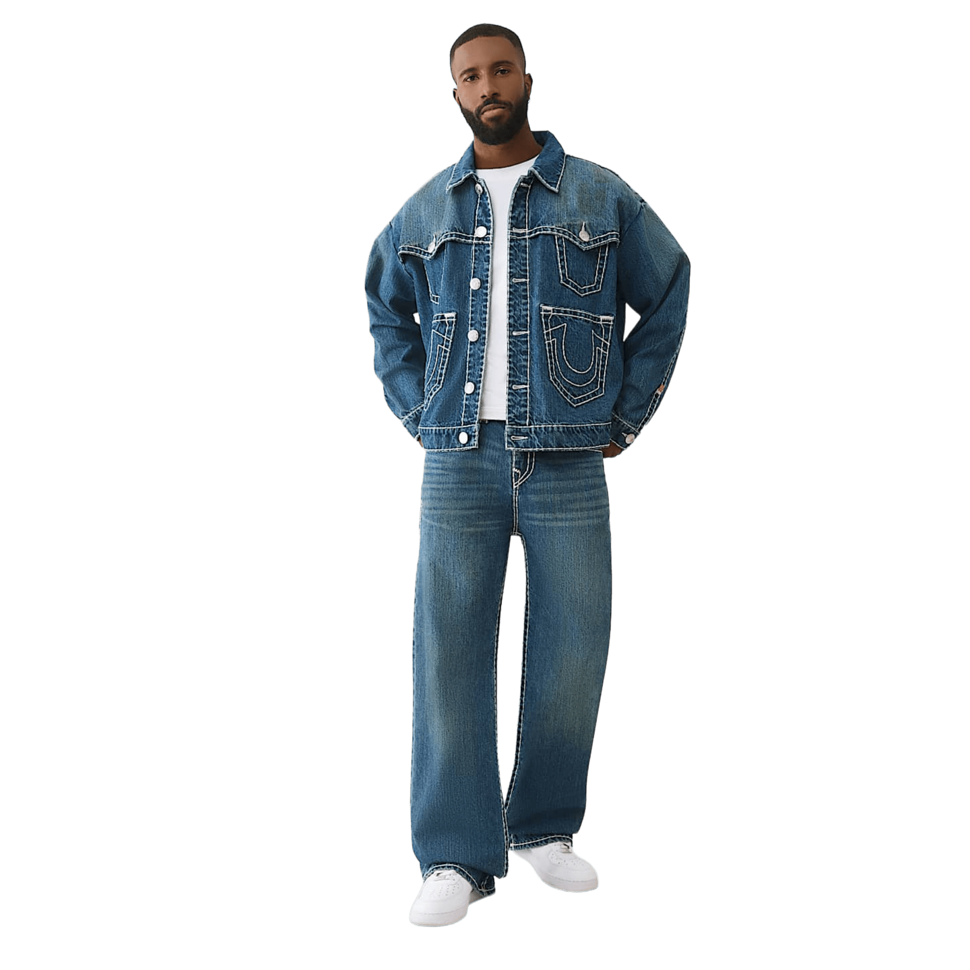 True Religion Drop Shoulder Super T Jacket Heritage - CTRUR7294 - Coziness