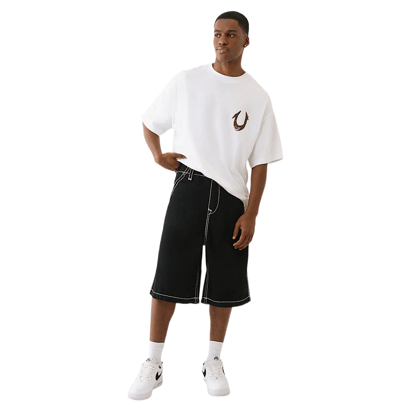 True Religion Mikey Super T Short - CTRUR6517 - Coziness