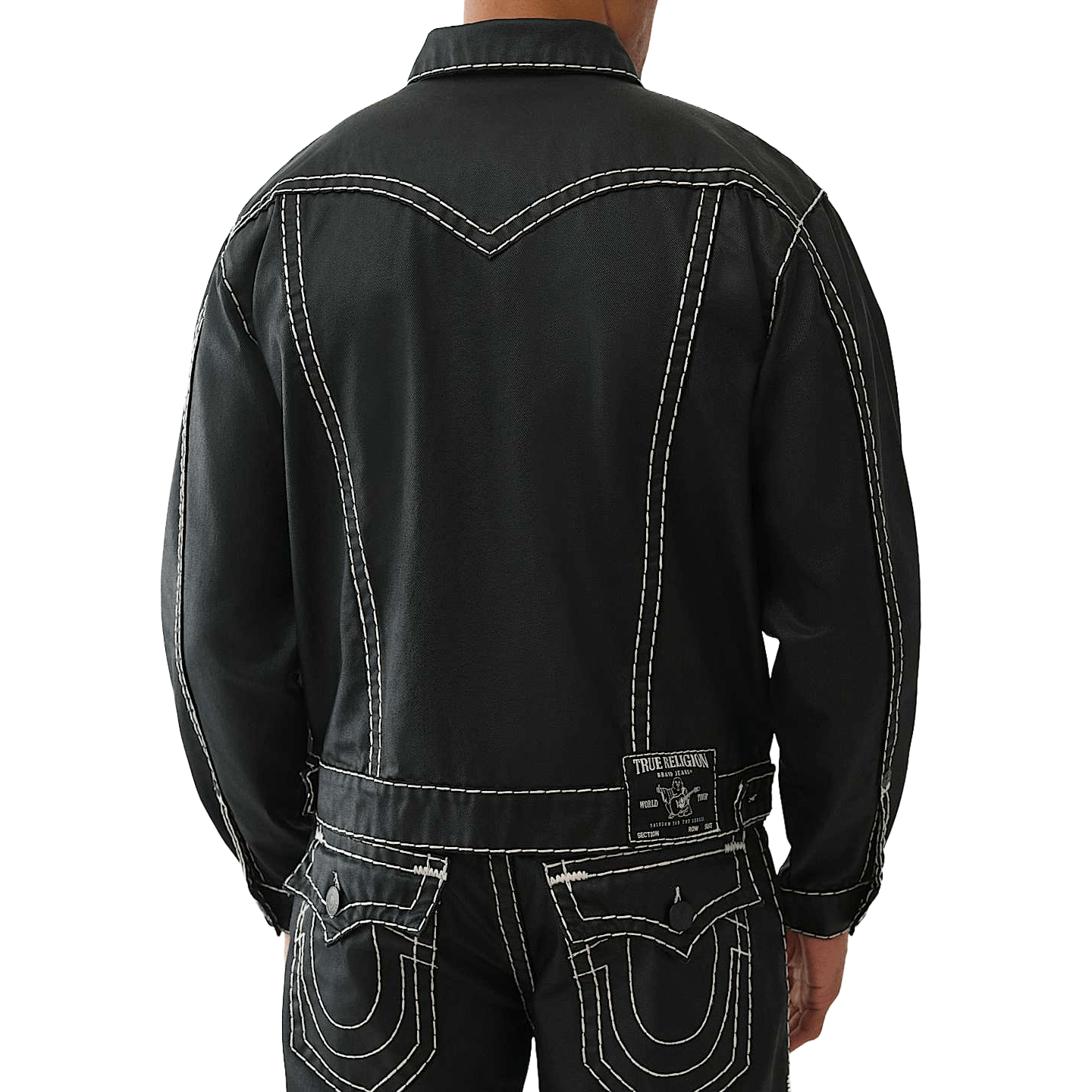 True Religion Oversize Super T Jacket Black - CTRUR7207 - Coziness