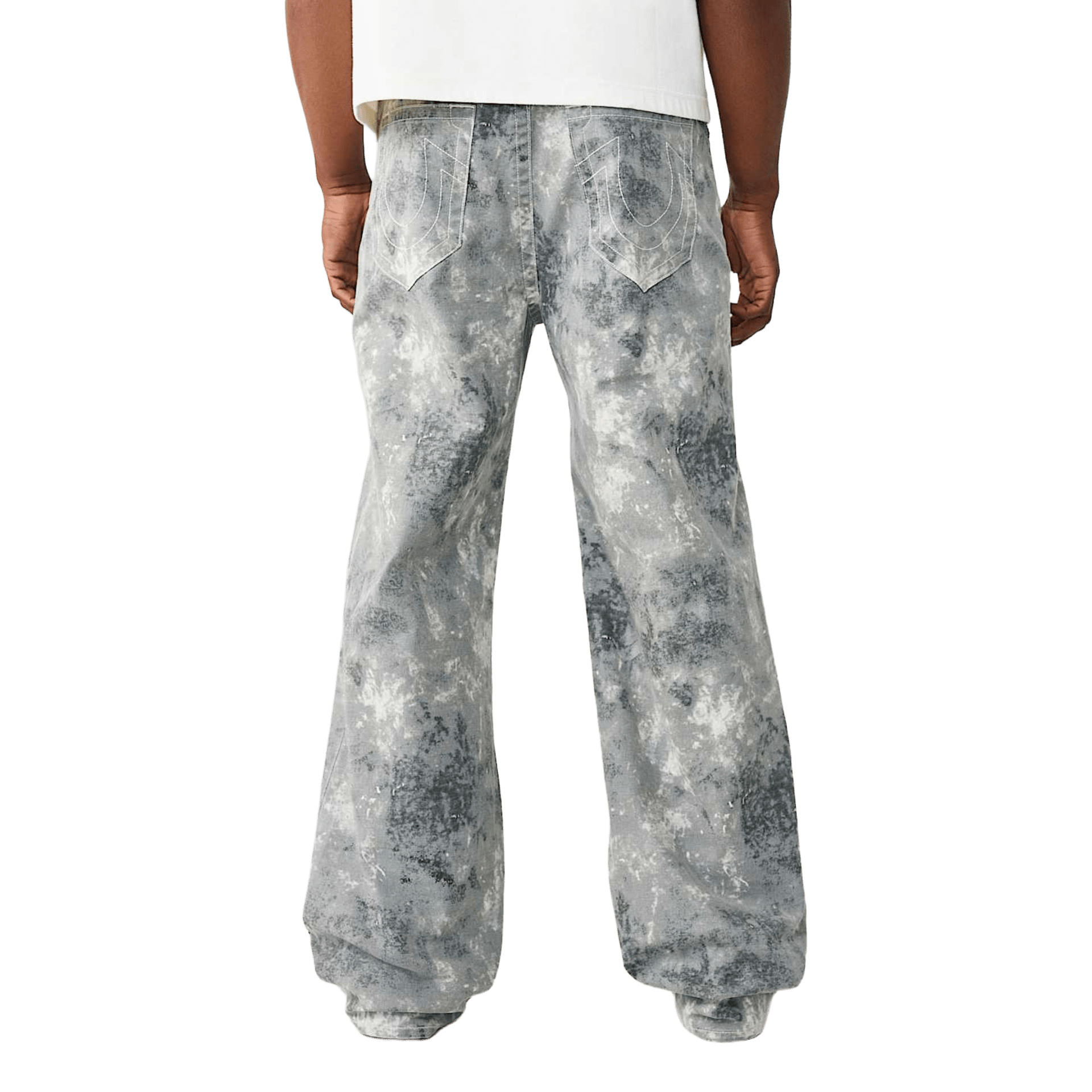 True Religion Vinny Tie - Dye Camo Ultra Baggy Jeans - CTRUR8512 - Coziness