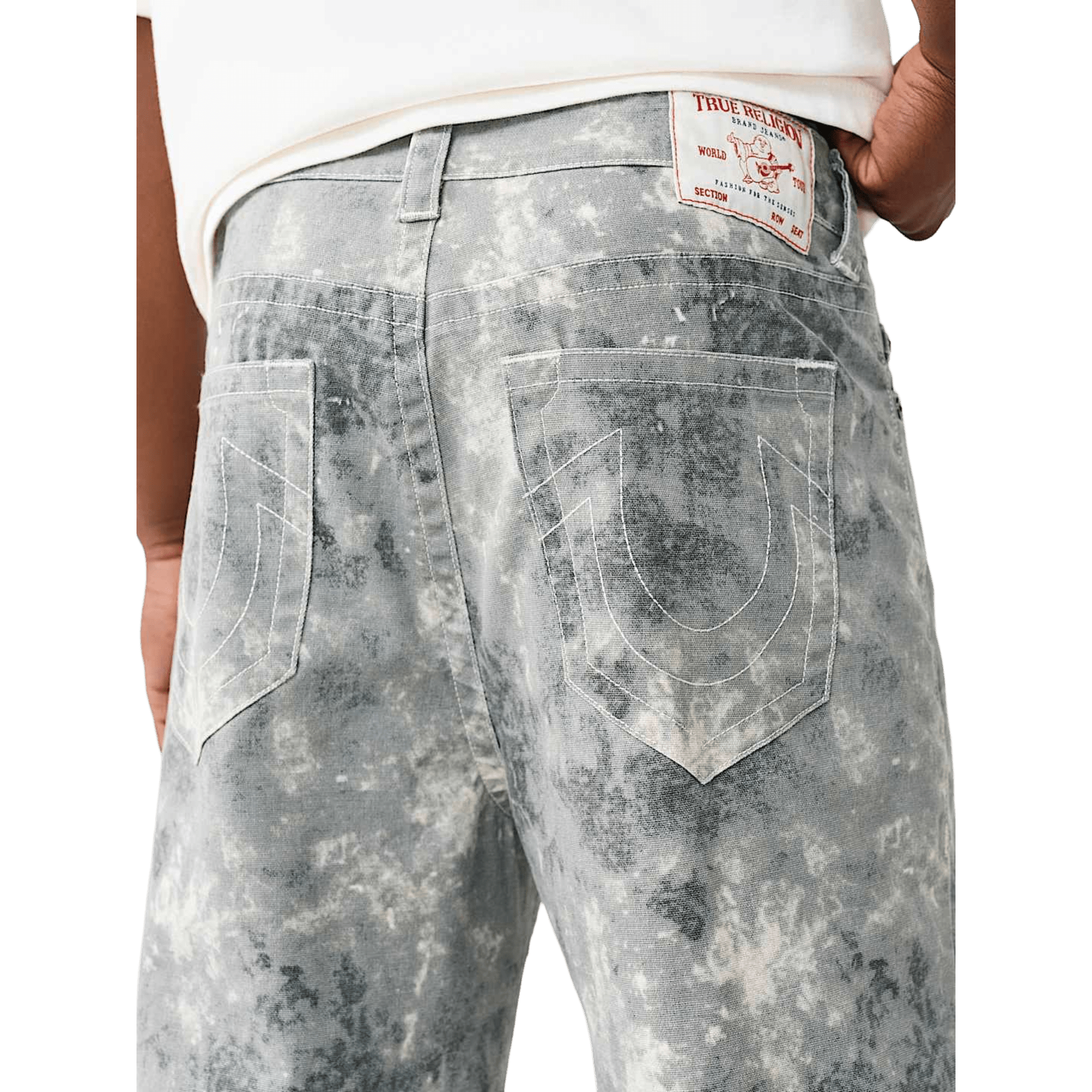 True Religion Vinny Tie - Dye Camo Ultra Baggy Jeans - CTRUR8512 - Coziness