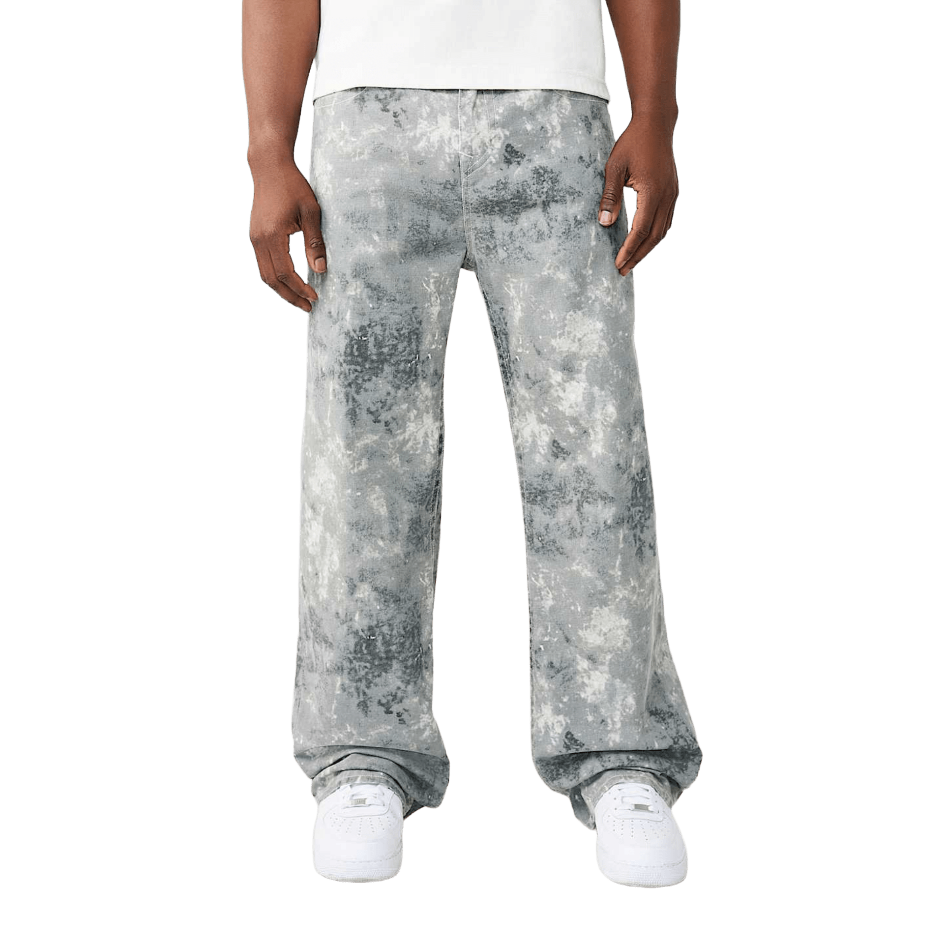 True Religion Vinny Tie - Dye Camo Ultra Baggy Jeans - CTRUR8512 - Coziness