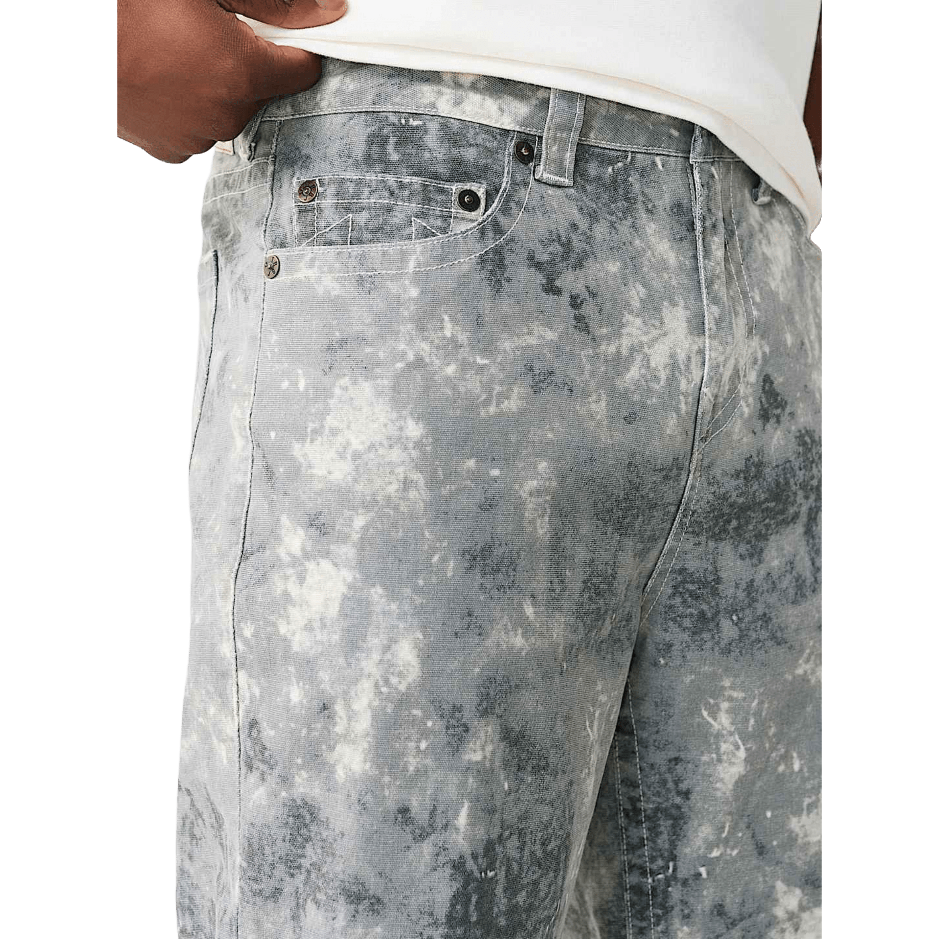True Religion Vinny Tie - Dye Camo Ultra Baggy Jeans - CTRUR8512 - Coziness
