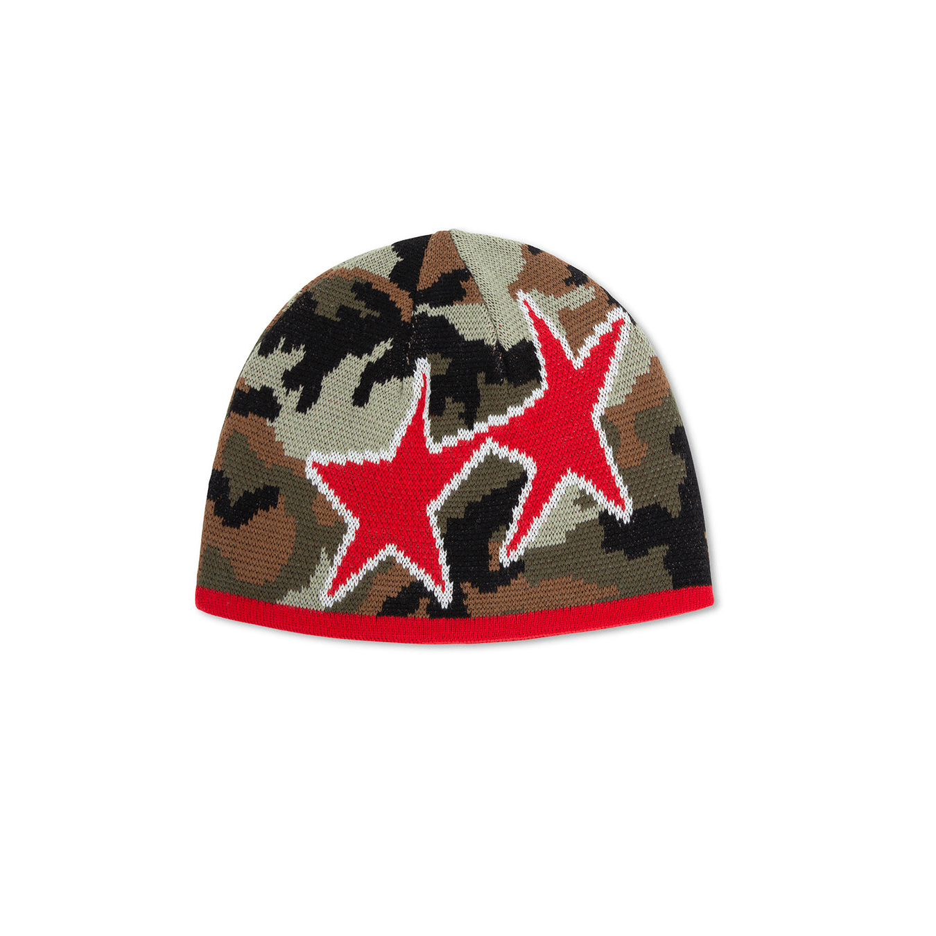 Twojeys Reversible Icon Camo Red Beanie Camo/Red - CTWOR11024 - Coziness