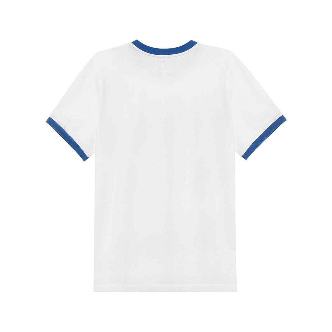 TwoJeys Single Star Two Tone Tee White - CTWOS14350 - Coziness