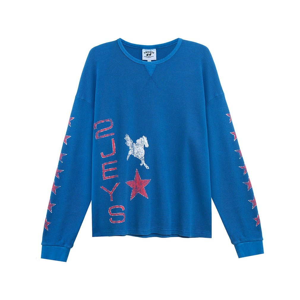 TwoJeys Sterling Waffle Long Sleeve Navy - CTWOS14381 - Coziness