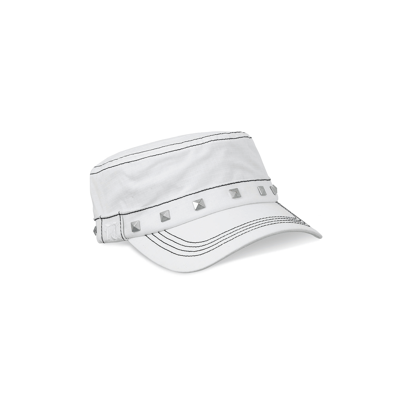 Twojeys Studded Guerrilla Cap White - CTWOS11025 - Coziness