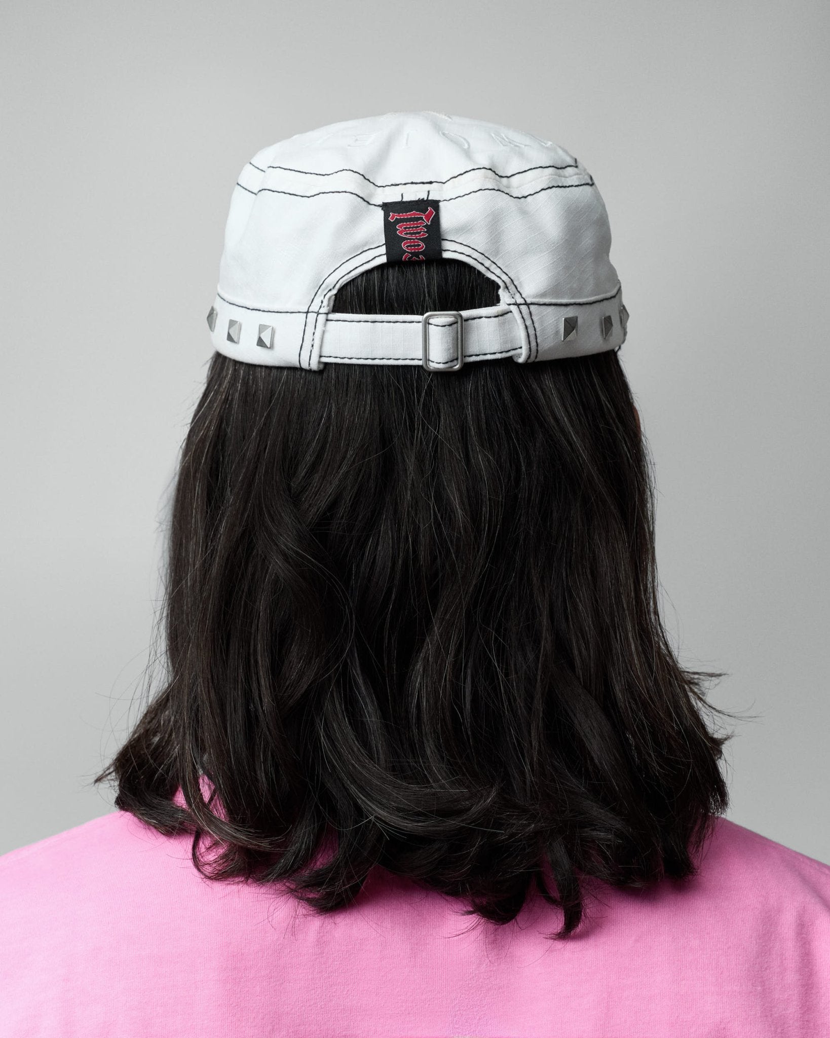 Twojeys Studded Guerrilla Cap White - CTWOS11025 - Coziness