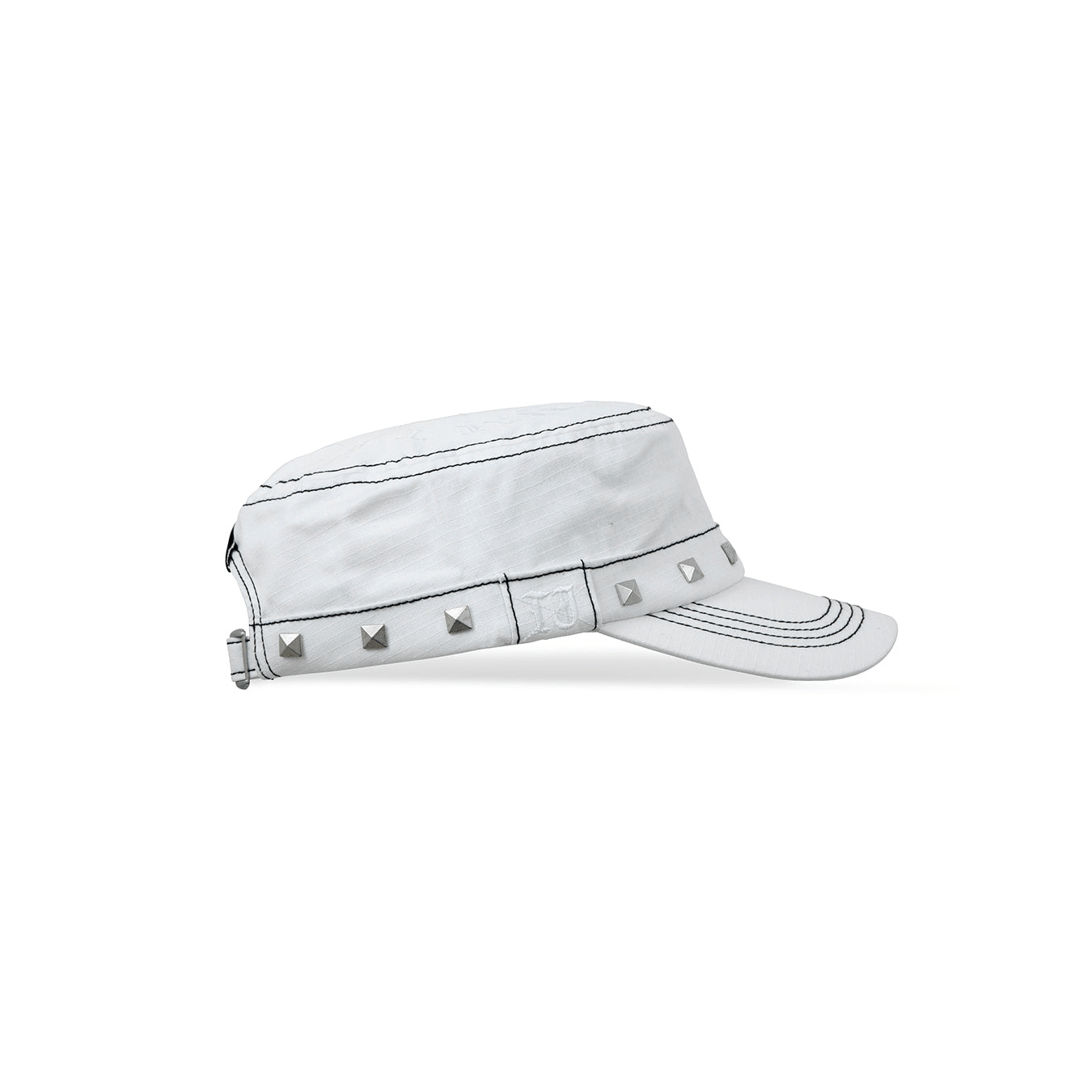 Twojeys Studded Guerrilla Cap White - CTWOS11025 - Coziness