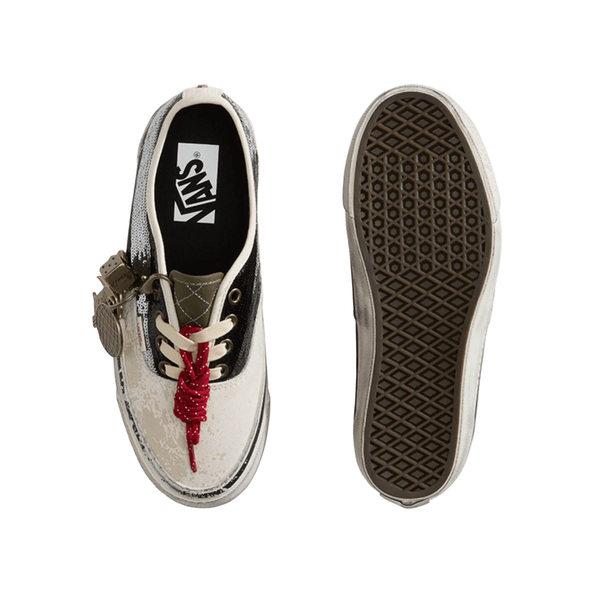 Vans LX Authentic 44 Charms Black White - CVANL10553 - Coziness