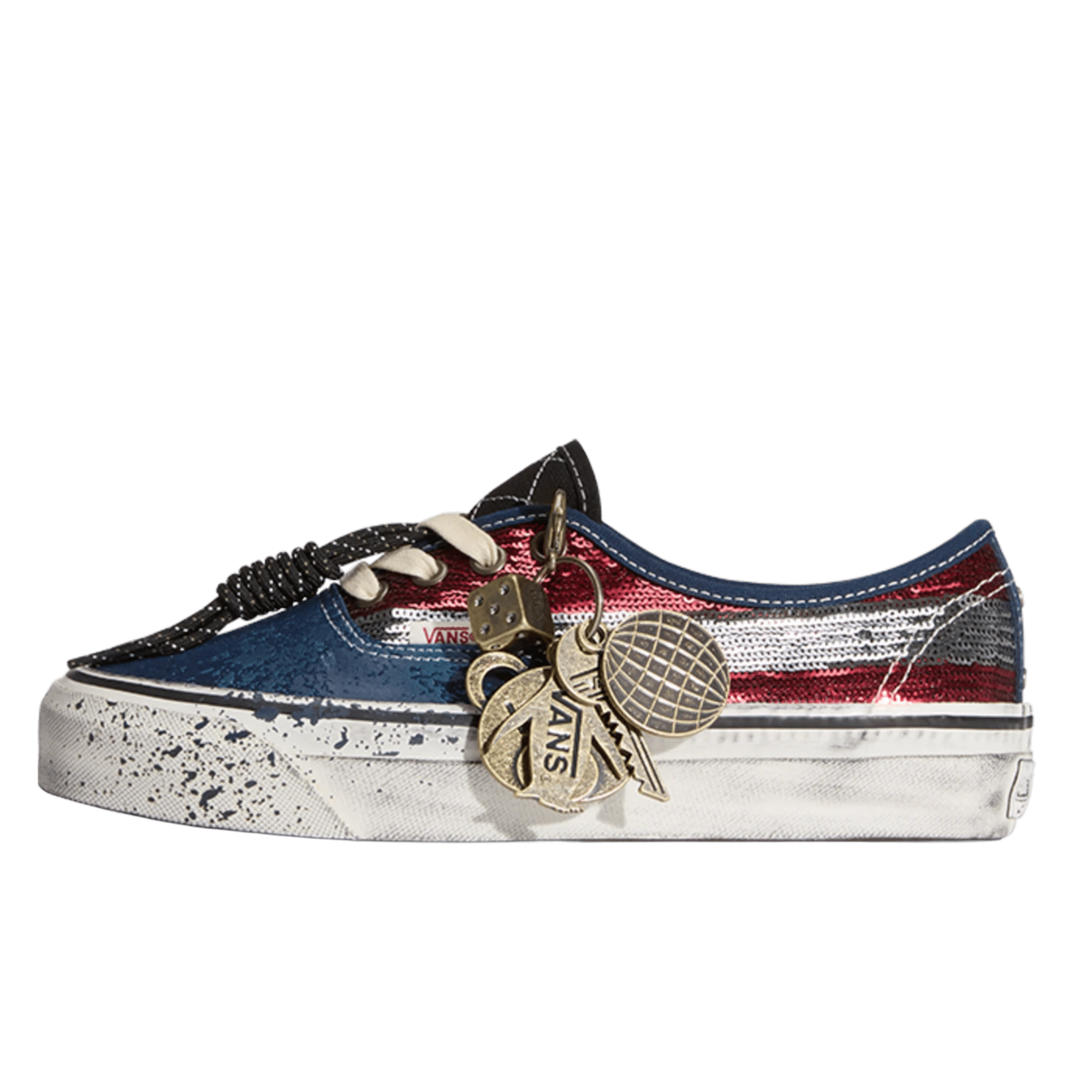 Vans LX Authentic 44 Charms Red Navy - CVANL10527 - Coziness