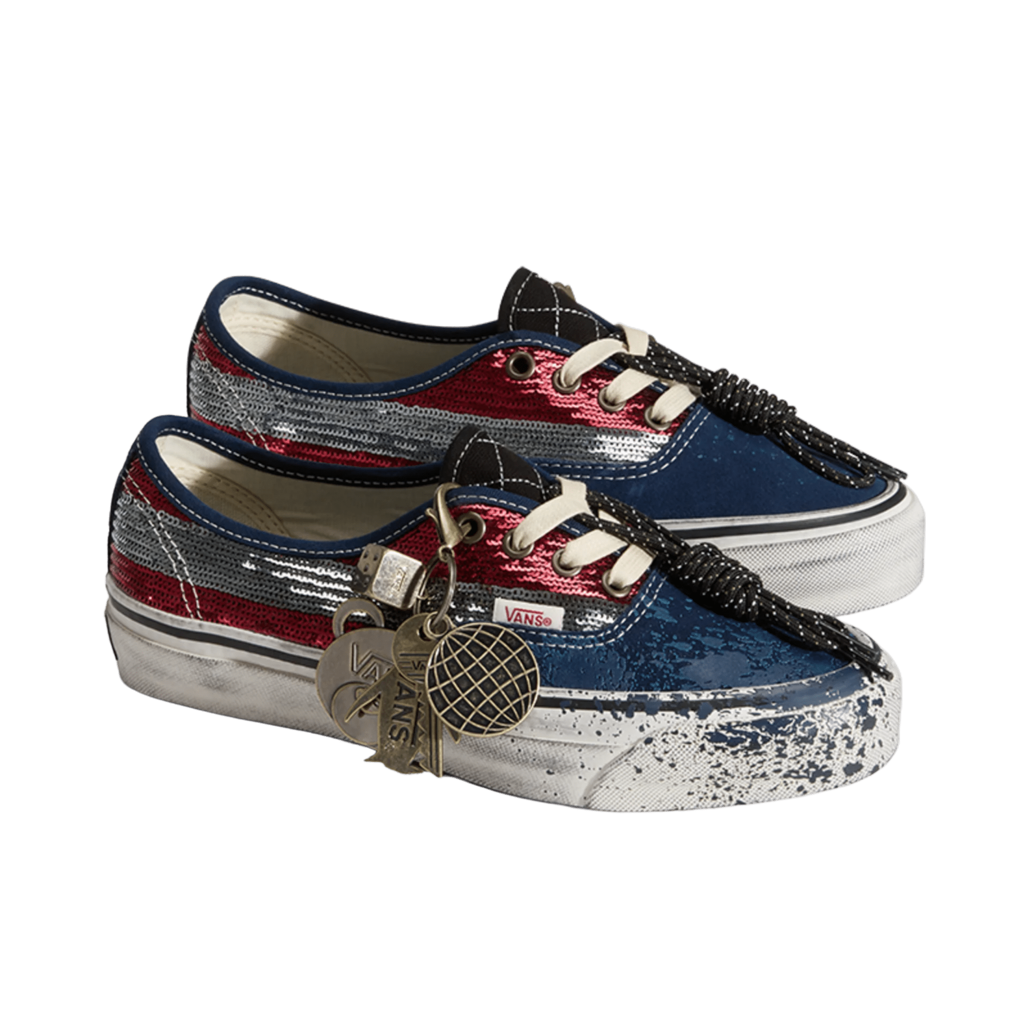 Vans LX Authentic 44 Charms Red Navy - CVANL10527 - Coziness