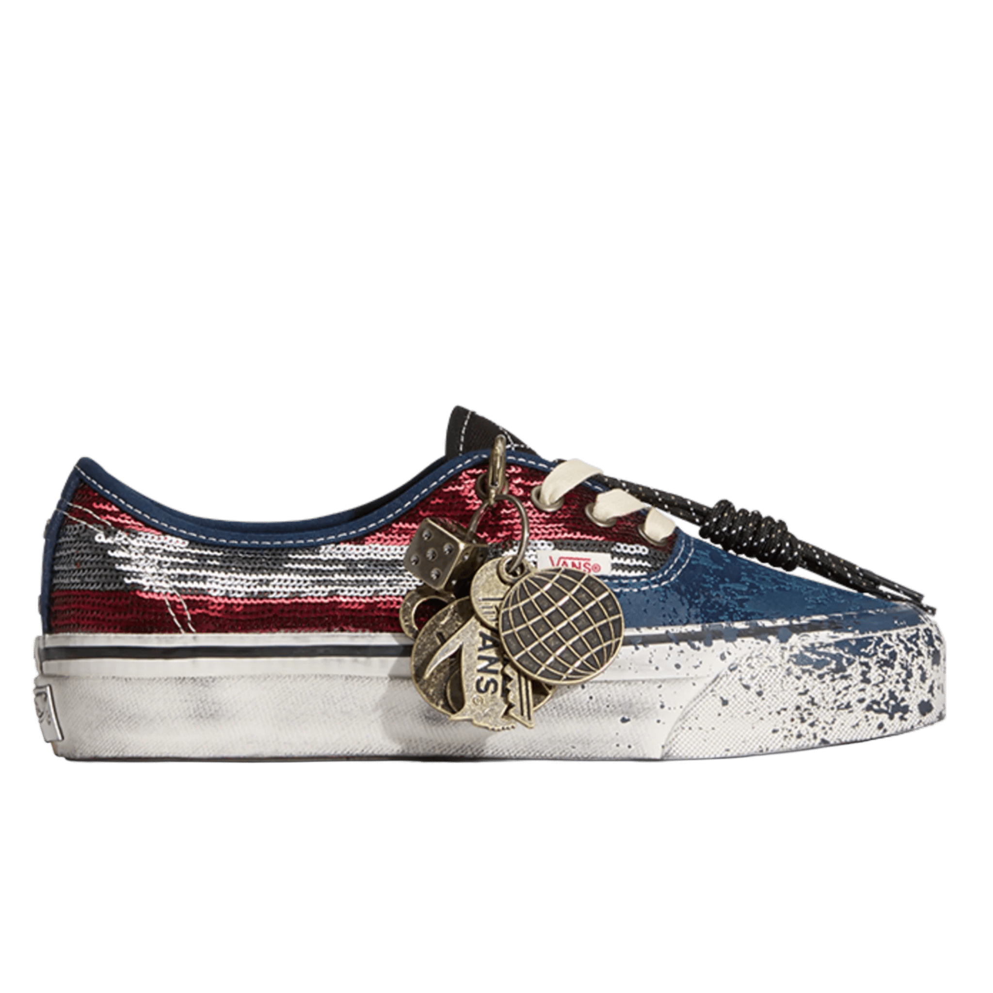 Vans LX Authentic 44 Charms Red Navy - CVANL10527 - Coziness