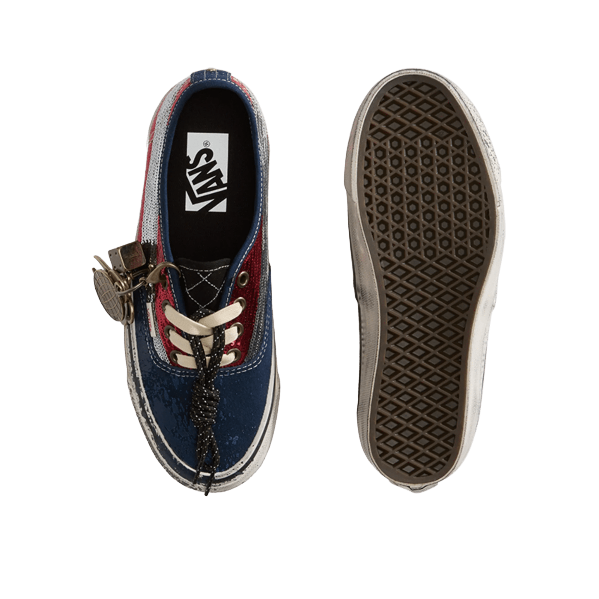 Vans LX Authentic 44 Charms Red Navy - CVANL10527 - Coziness