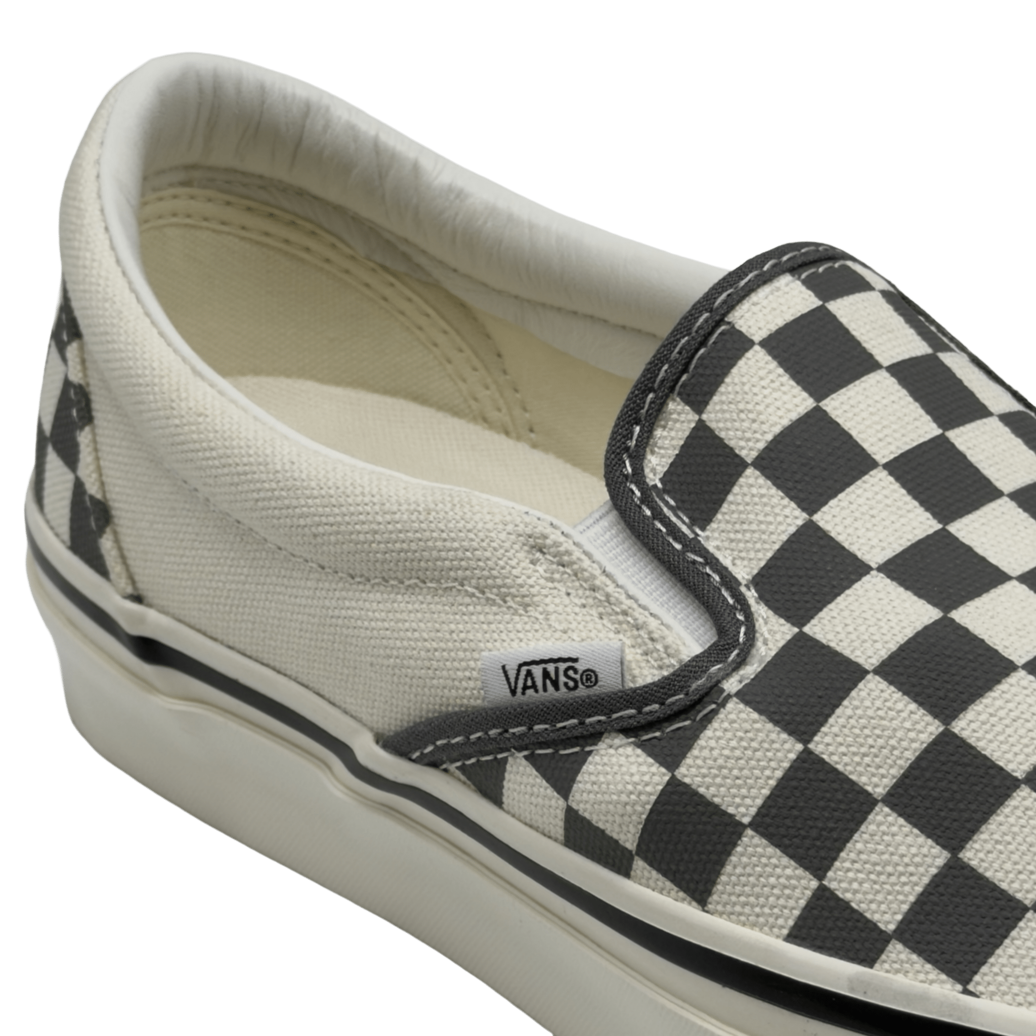 Vans LX Classic Slip-On 98 Checkerboard Pewter Black - CVANL11554 - Coziness