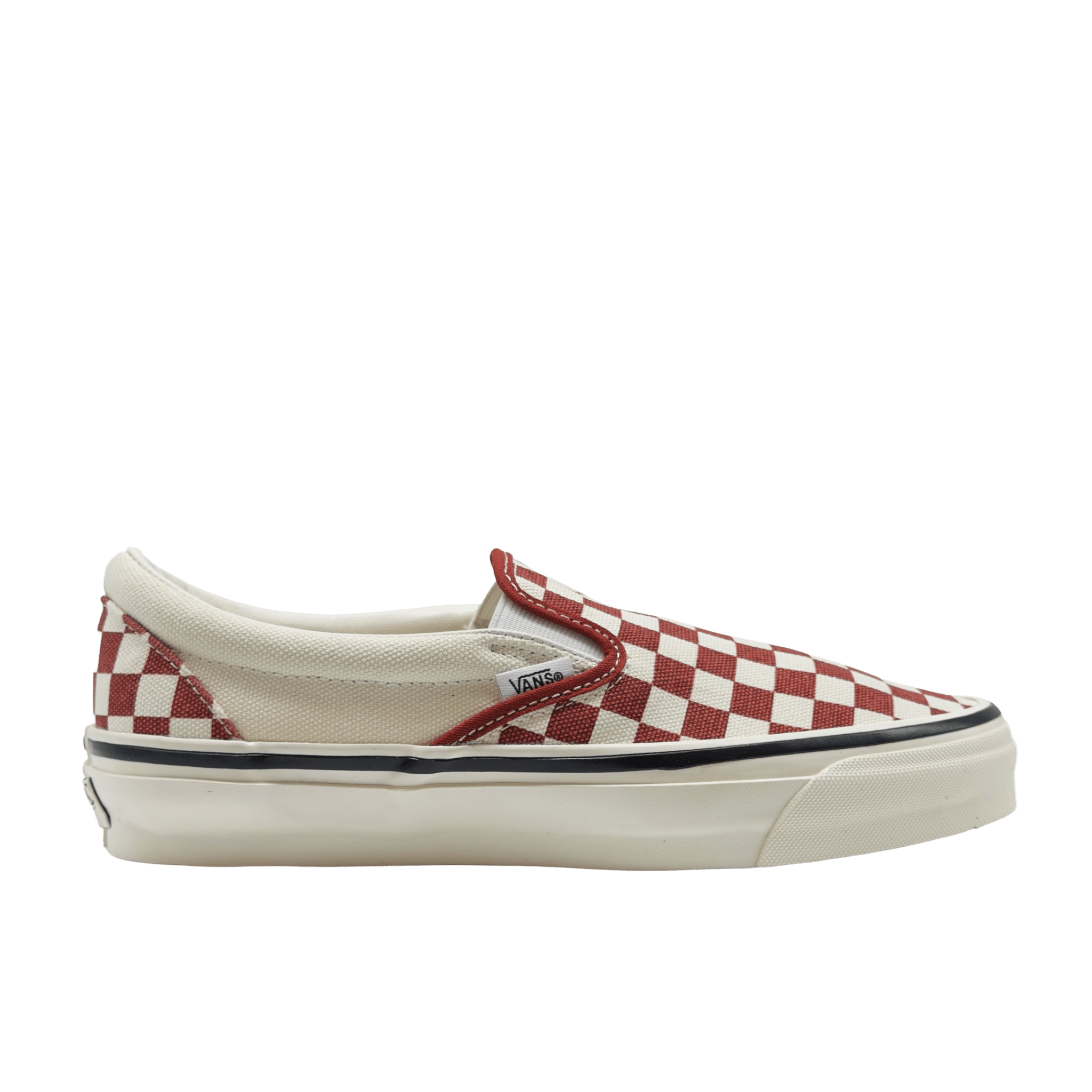Vans LX Classic Slip-On 98 Checkerboard Red White - CVANL11529 - Coziness