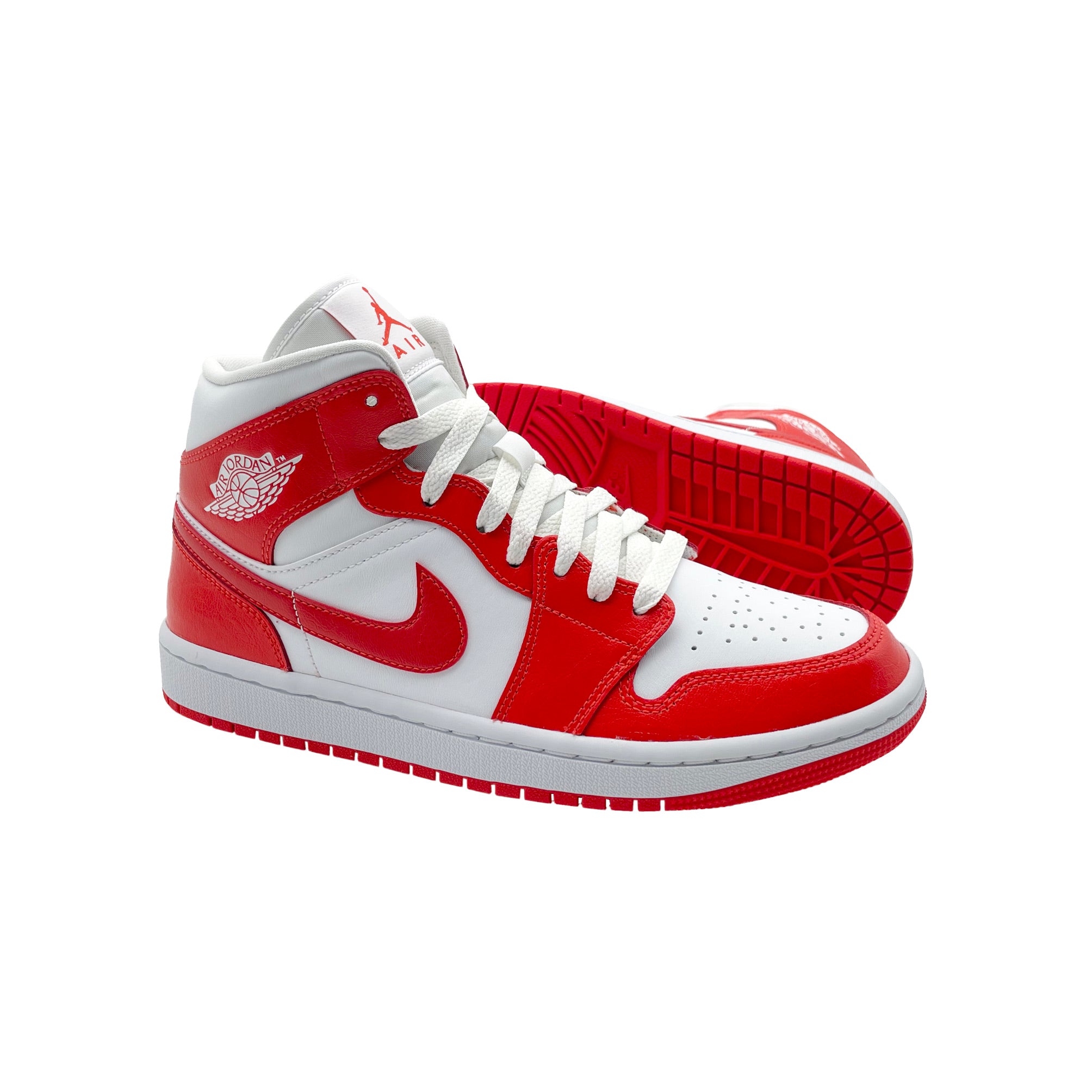 Nike Wmns Air Jordan 1 Mid Habanero Red