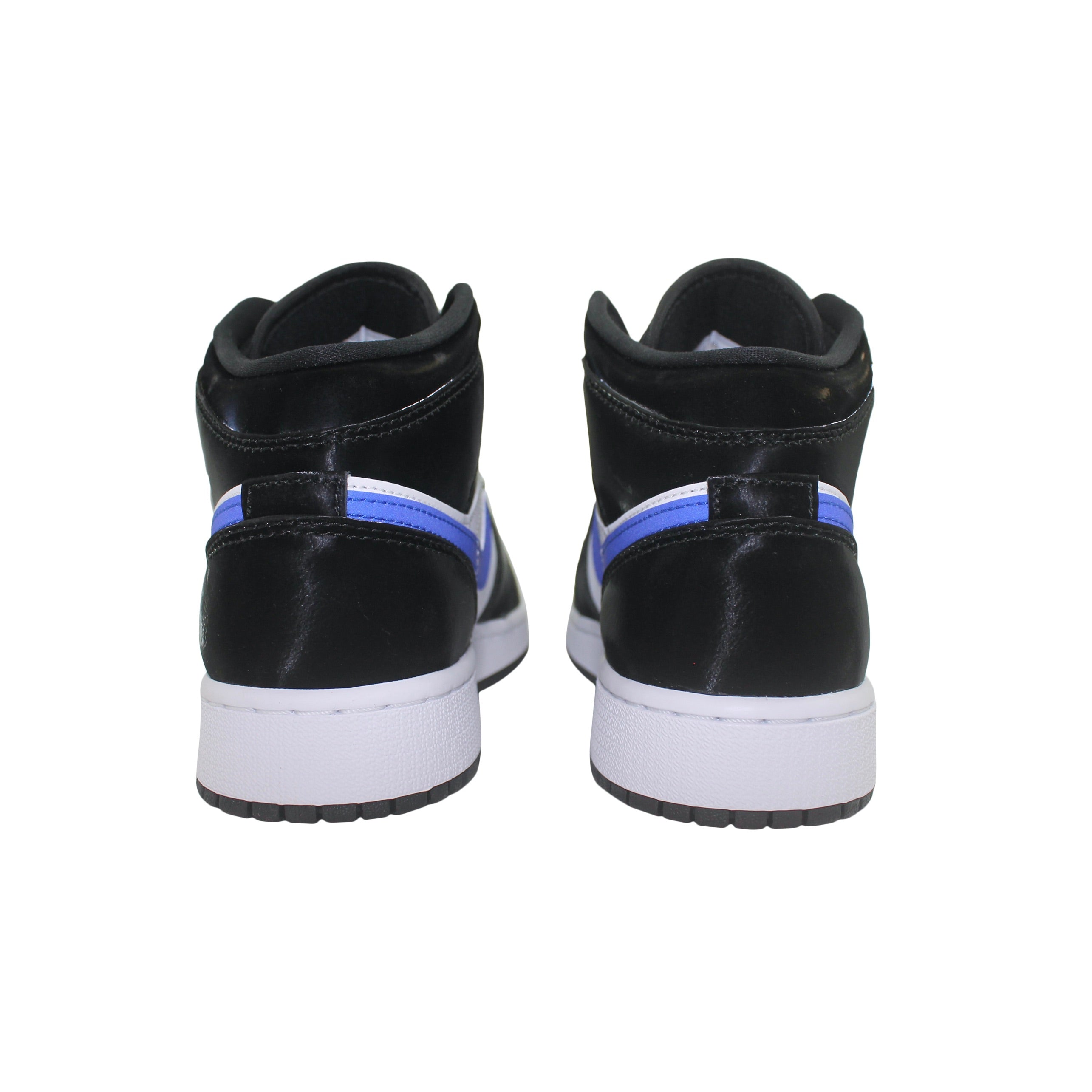 Nike Air Jordan 1 Mid Black Racer Blue GS