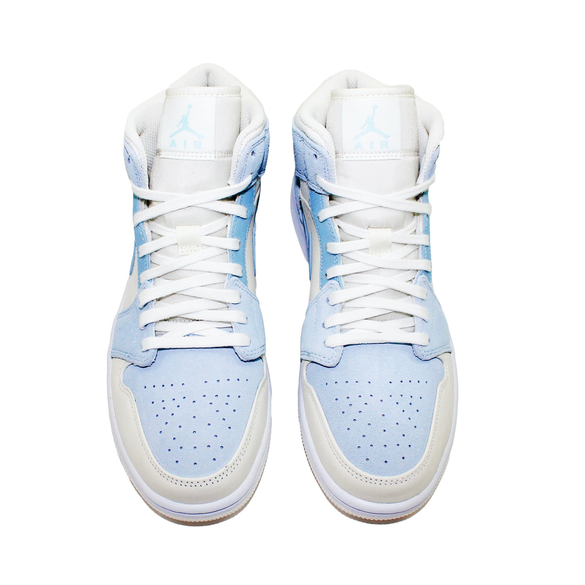 Nike Air Jordan 1 Mid Mixed Textures Blau