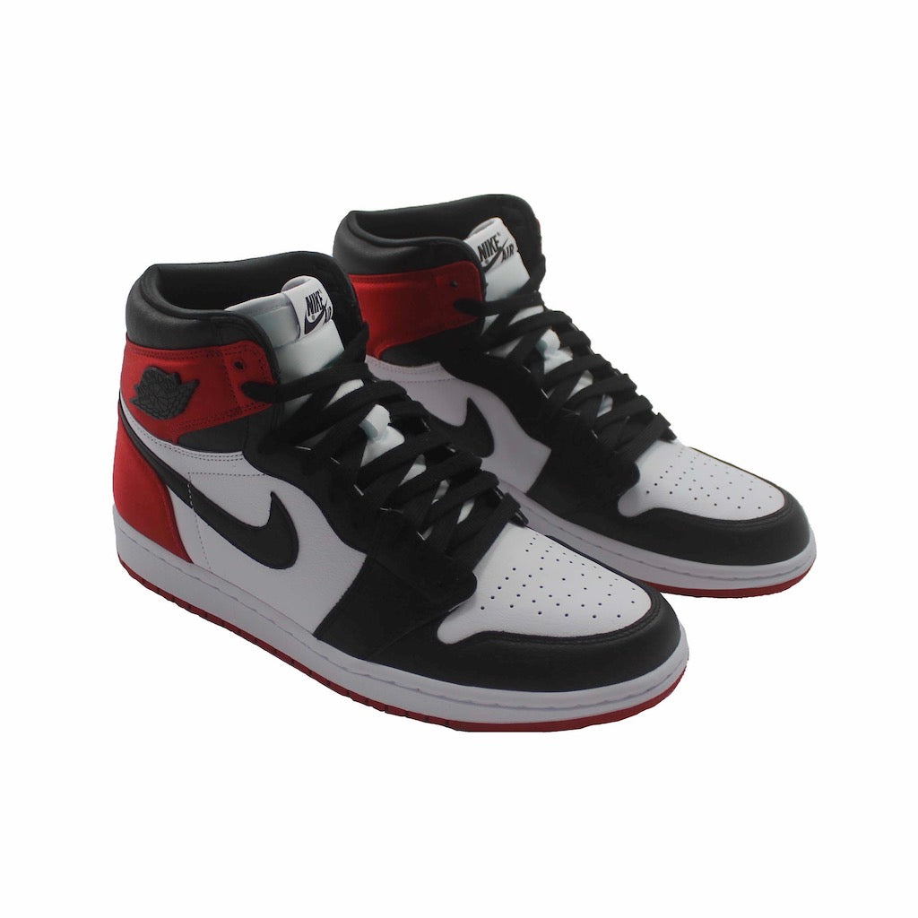 Nike Wmns Air Jordan 1 High Satin Black Toe