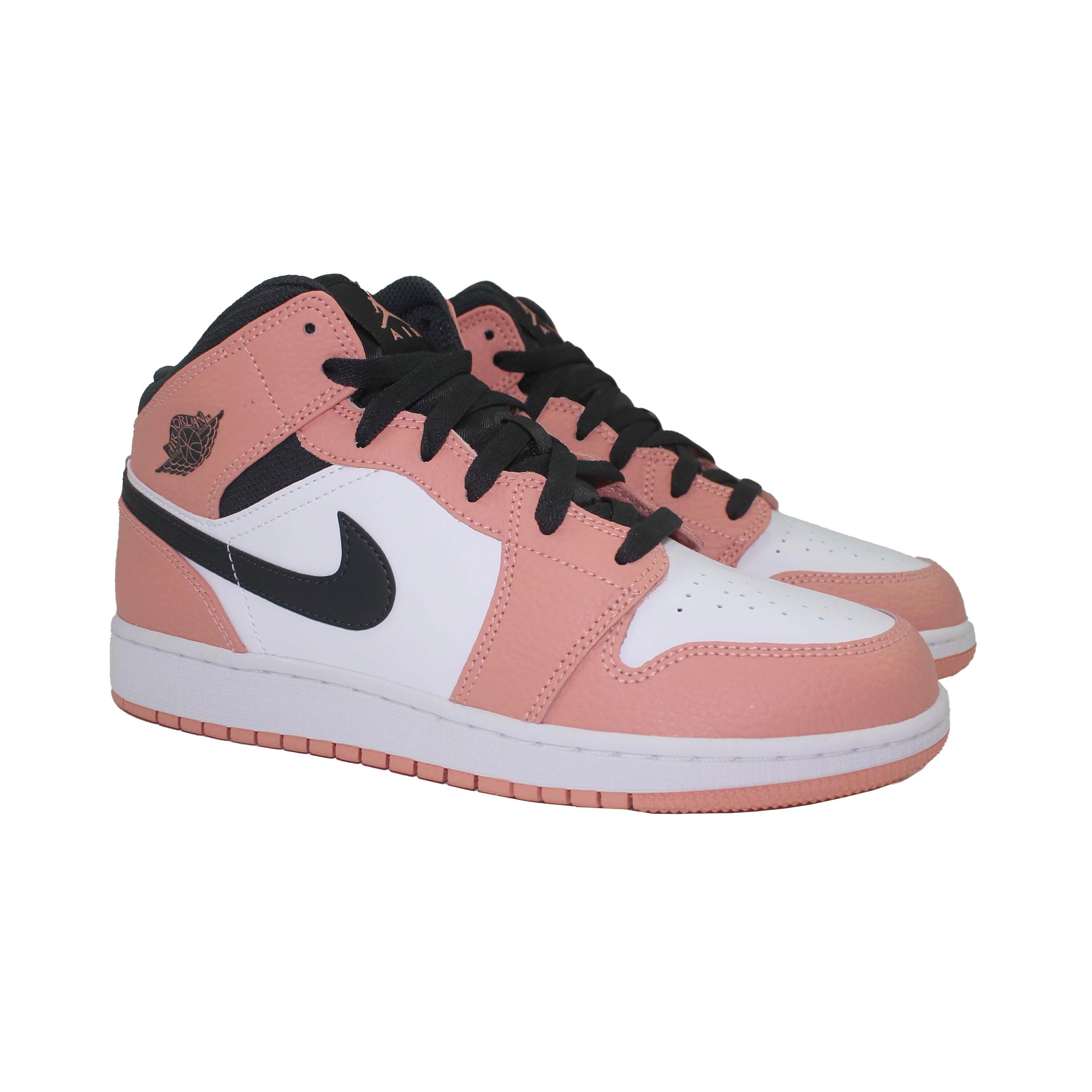 Nike Air Jordan 1 Mid Pink Quartz GS
